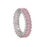 Blush Pink Baguette Ring