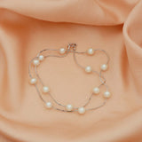 Dual Layered Pearl Bracelet