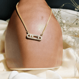 Horizontal Studded Box Pendant