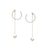 Pearl CZ Earrings