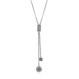 Sparkly Lariat Necklace Set