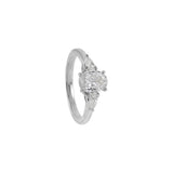 Oval Solitaire Ring