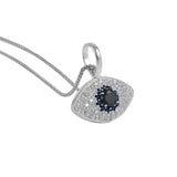 Evil Eye Studded Pendant