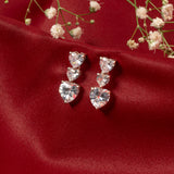 Trinity Glow Solitaire Earrings