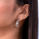 Twisted Spiral Earrings