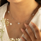 White Cube Necklace