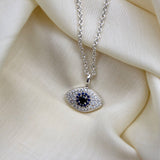 Evil Eye Studded Pendant